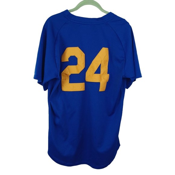 Mitchell & Ness Mariners Griffey Jr 24 Jersey Mens Medium Blue - Picture 2 of 6